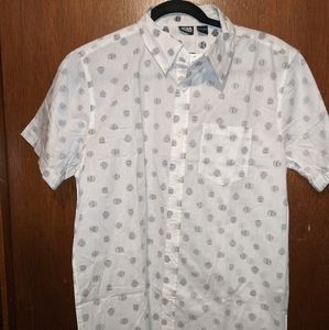 Star wars button down short sleeve size small